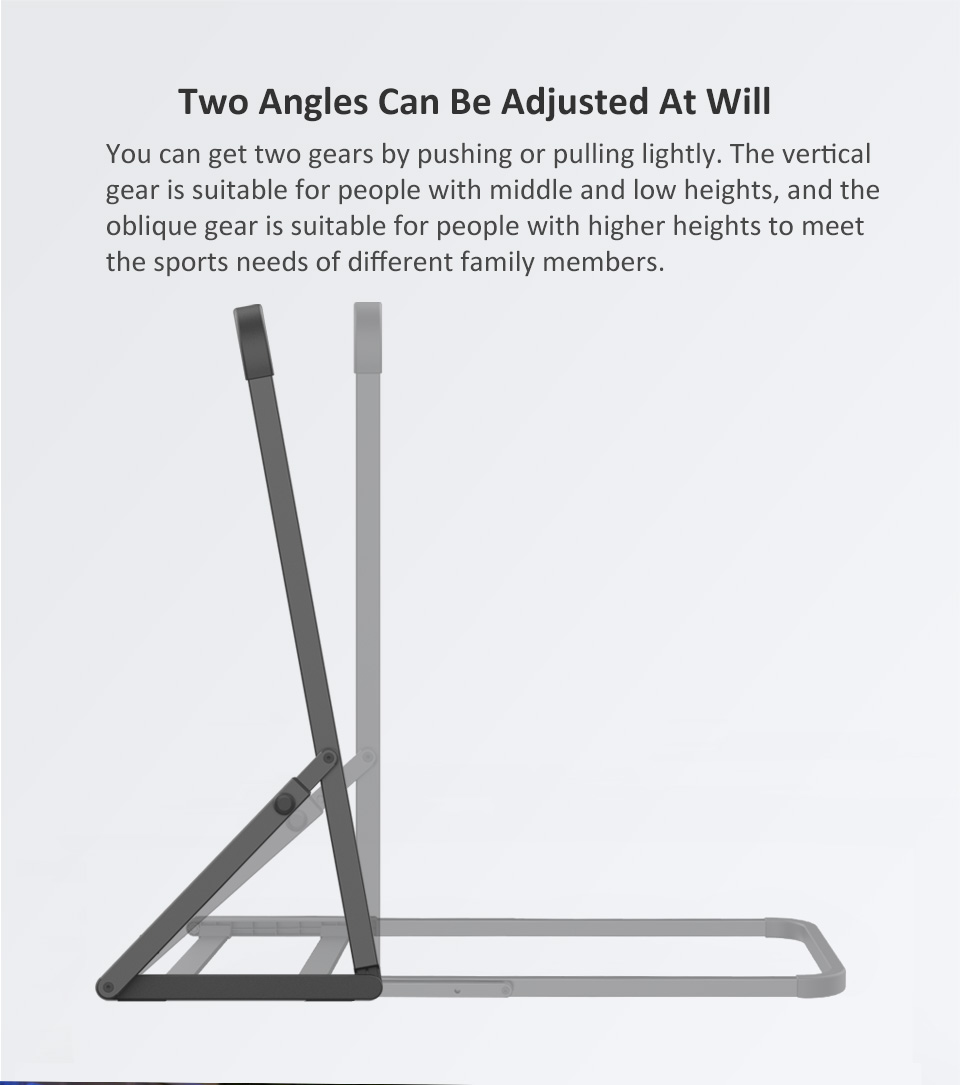 WalkingPad Special Foldable Handrail Fits For WalkingPad A1 PRO Full Steel Support Strong Durable Armrest Prevent Falling Balustrade - Black