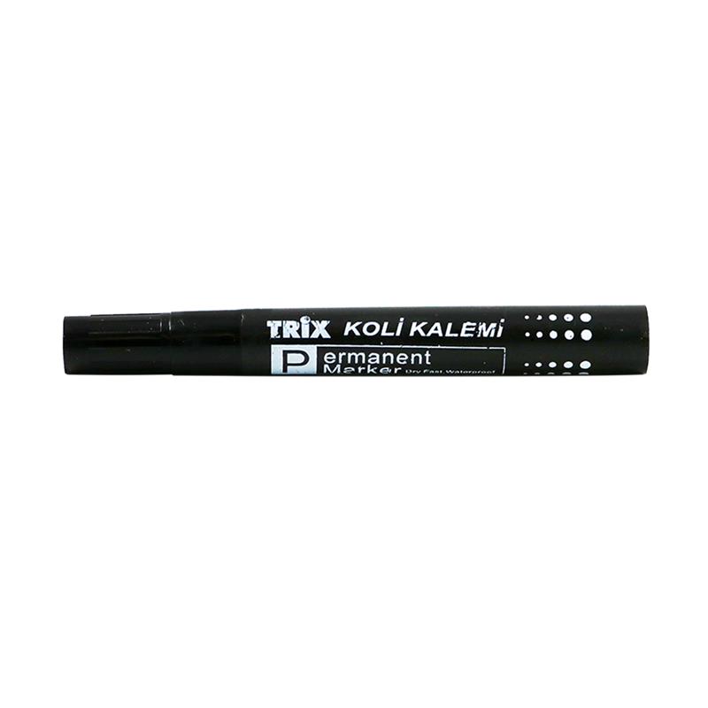 Trix T-766 Siyah Permanent Koli Kalemi