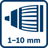 Otomatik kilitli mandren 1,0 mm - 10,0 mm 