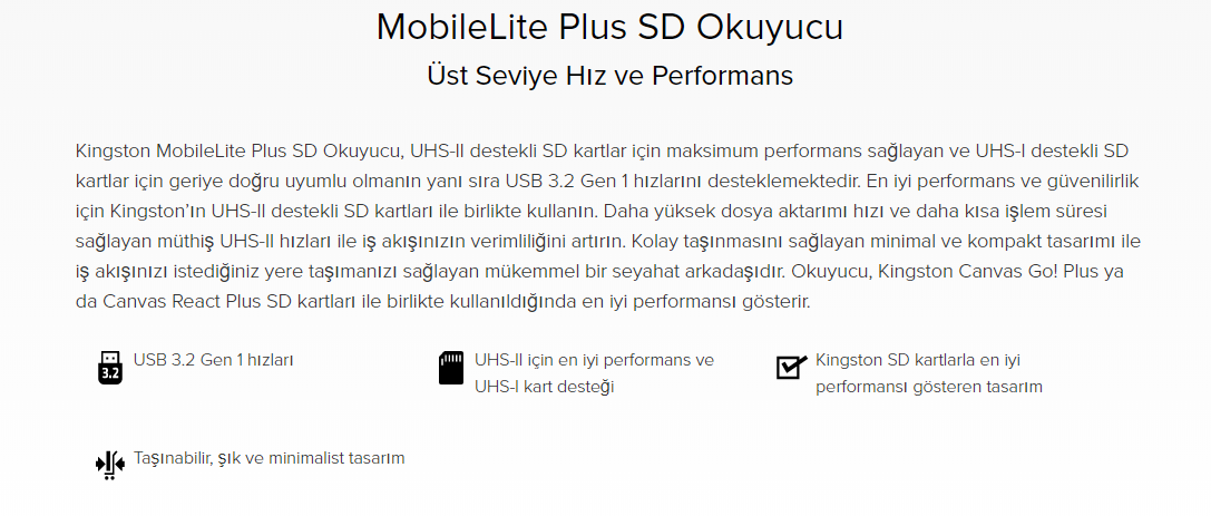 Kingston MobileLite Plus - Lettore Schede SD USB 3.1 | Supporta SDHC/SDXC UHS-II Per Fotografi - Foto 7