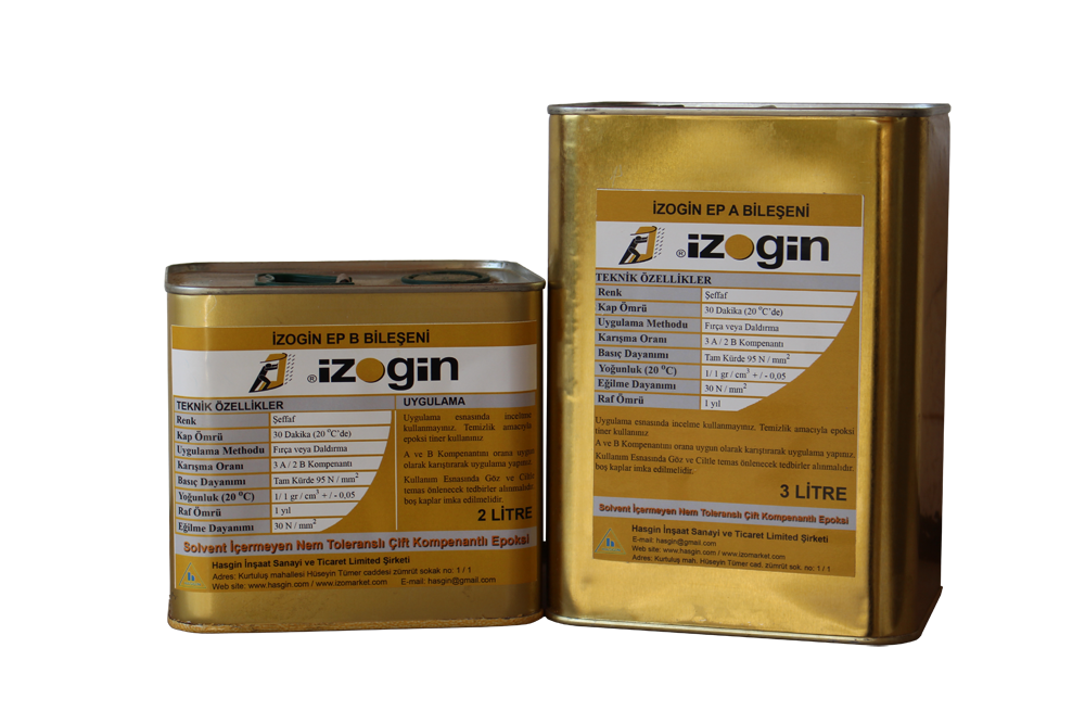 izogin cift kompenantlı epoksi