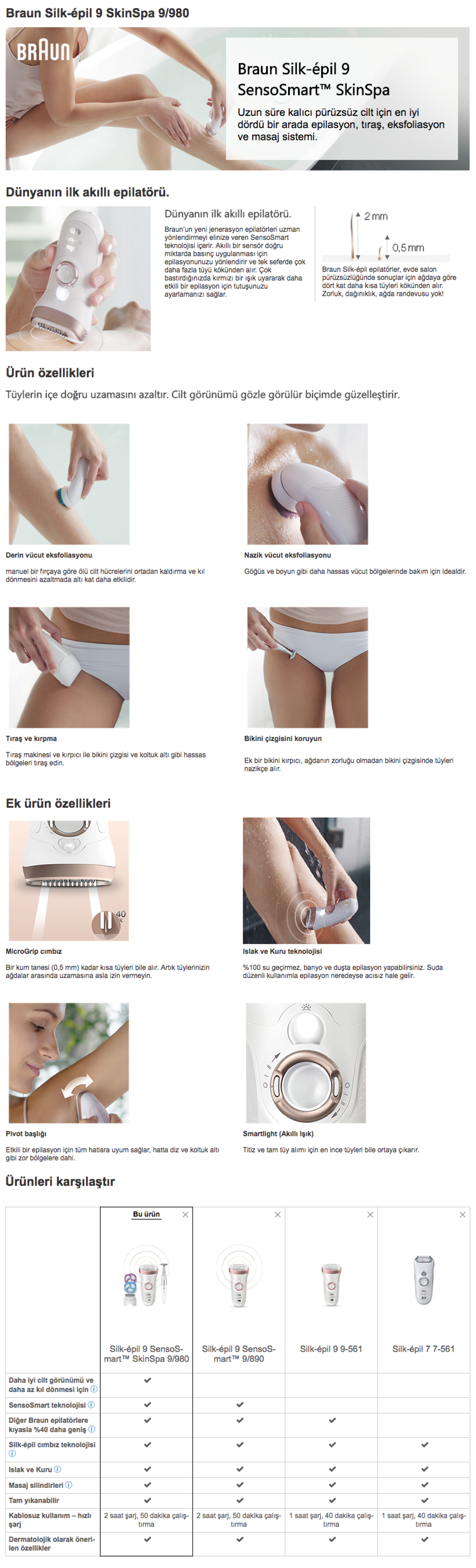 Braun Silk-épil 9-980 · Epilator · Silk-épil 9-980 SkinSpa