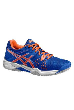 Asics Gel Resolution 6 Gs Blue Flash Orange Jr Tenis Ayakkabısı