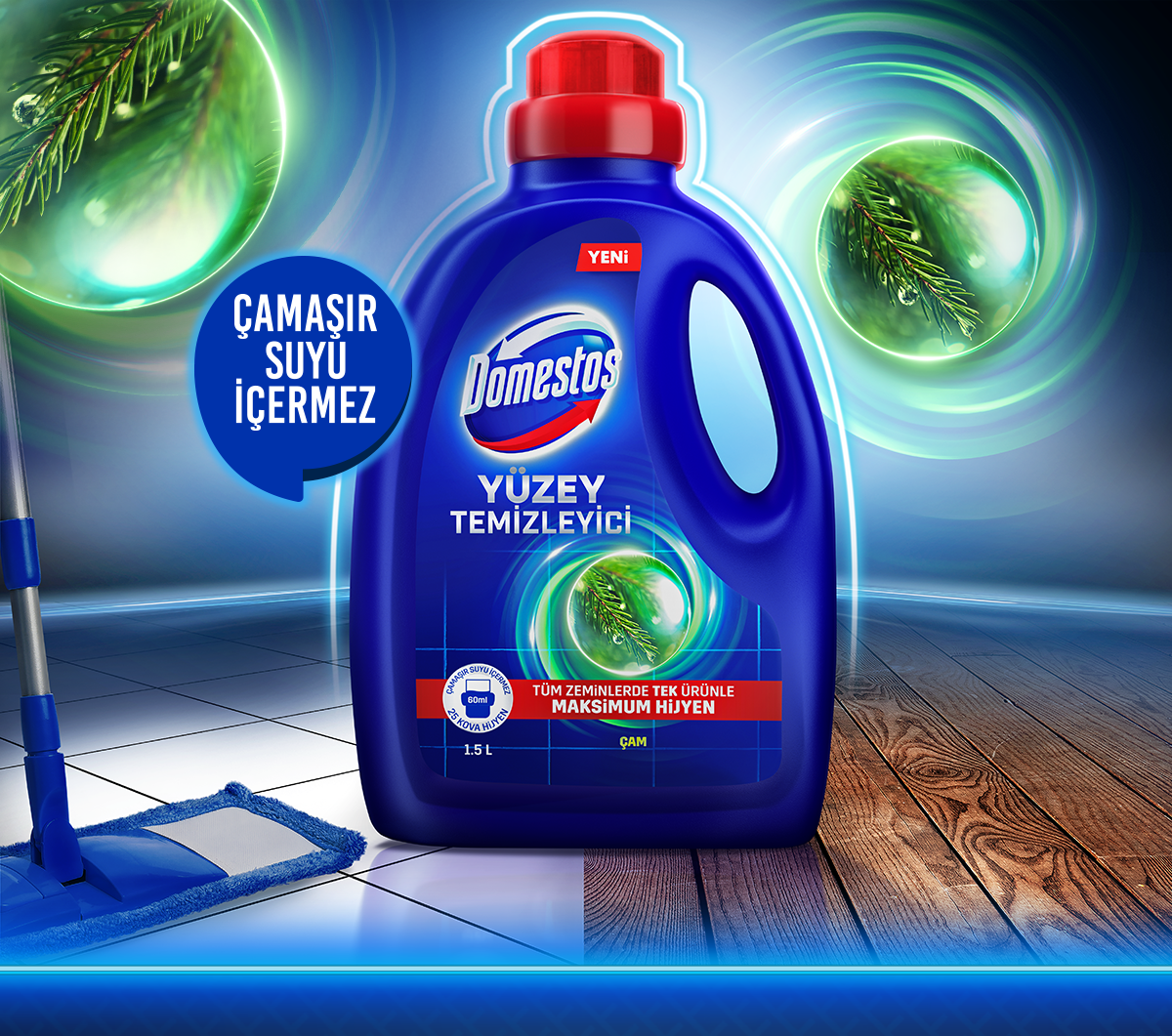 Domestos Yuzey Temizleyici Tek Urunle Tum Zeminlerde Fiyati