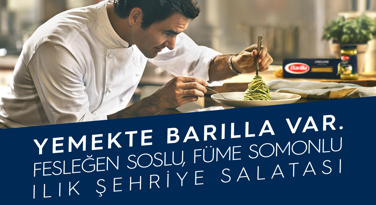 Fesleğen Soslu, Füme Somonlu Ilık Şehriye Salatası Tarifi