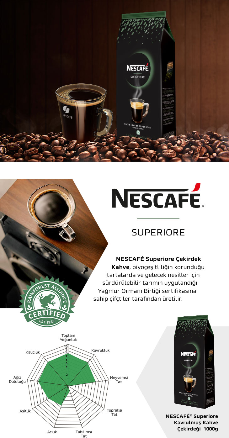 Nescafe Superiore Çekirdek Kahve 1kg Fiyatı Taksit Seçenekleri