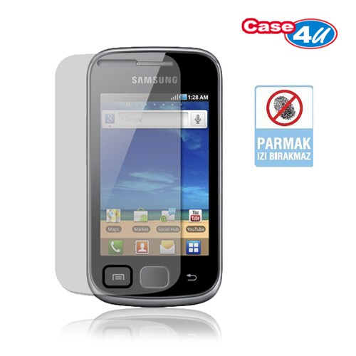 Case 4U Samsung Galaxy Gio S5660 Ekran Koruyucu (Parmak izi bırakmaz)