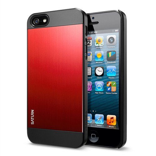 Spigen Sgp iPhone 5/5s Kılıf Saturn Dante Red - Kırmızı