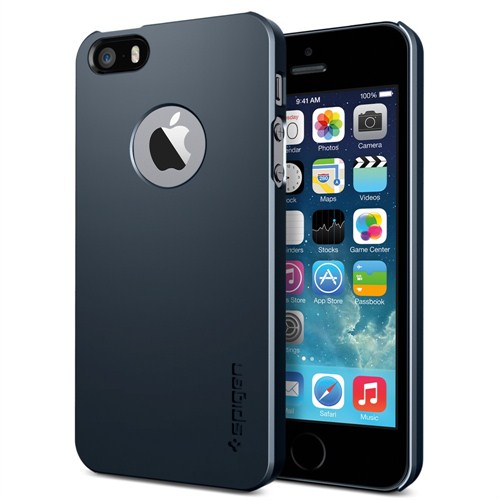 Spigen Sgp iPhone 5/5s Kılıf Ultra Thin Air A Metal Slate