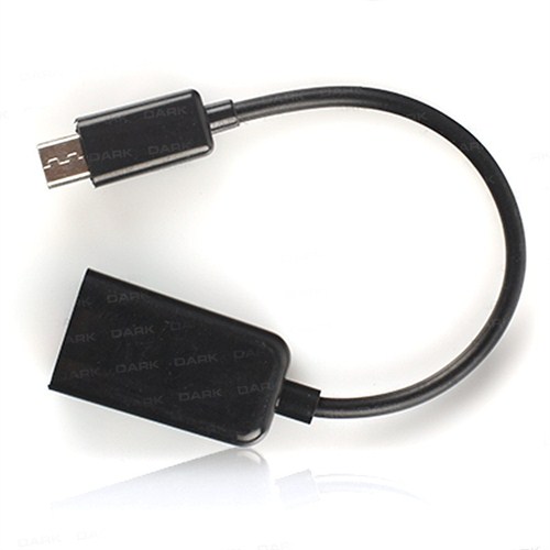 Dark Micro USB 2.0 Tablet ve Akıllı Telefon İçin USB Giriş Dönüştürücü OTG Kablo (DK-CB-USB2MICROTG2
