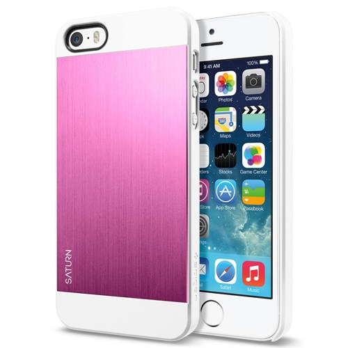 Spigen Sgp iPhone 5/5s Kılıf Saturn Metal Pink