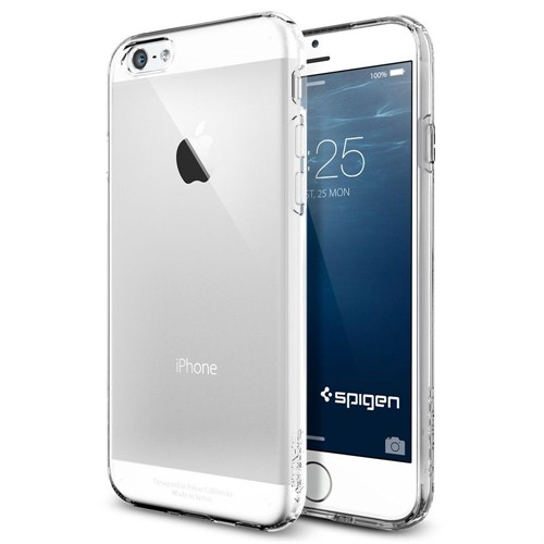 Spigen Sgp iPhone 6 Kılıf (4.7") Capsule Series Crystal Clear (PET) - SGP10940