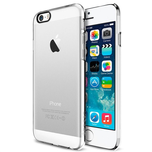 Spigen Sgp iPhone 6  Kılıf (4.7")Thin Fit Series Crystal Clear (PET) - SGP10939