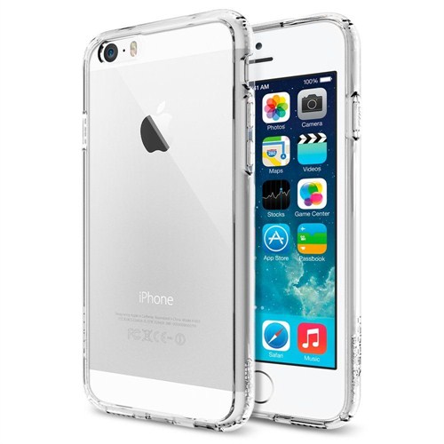 Spigen Sgp iPhone 6 Kılıf (4.7") Ultra Hybrid Crystal clear (PET) - SGP10954