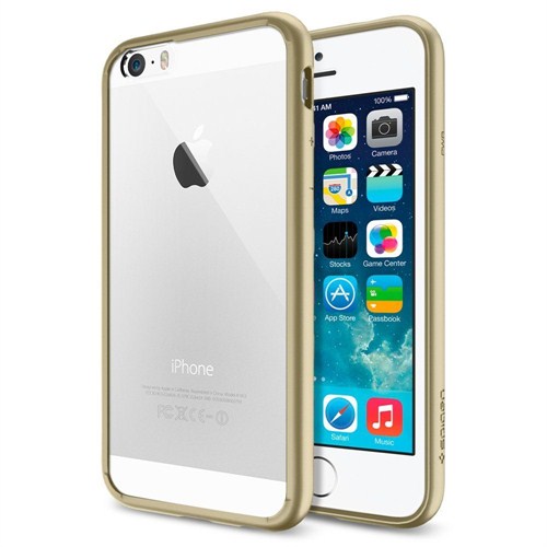 Spigen Sgp iPhone 6 Kılıf (4.7") Ultra Hybrid Champagne Gold (PET) - SGP10949