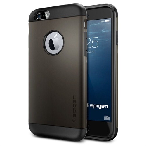Spigen Sgp iPhone 6 Kılıf (4.7") Slim Armor Series Gunmetal - SGP10959