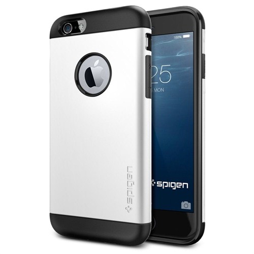Spigen Sgp iPhone 6 Kılıf (4.7") Slim Armor Series Shimmery White - SGP10957