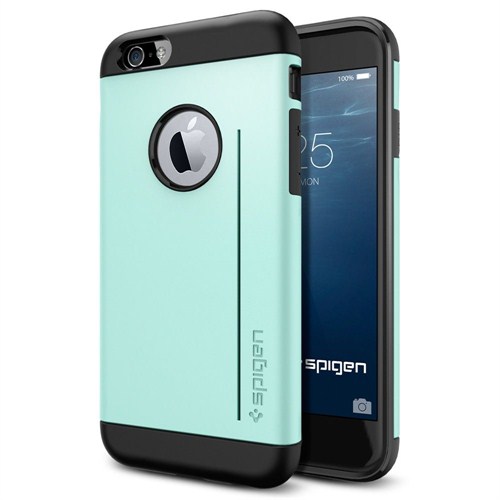 Spigen Sgp iPhone 6 (4.7") Slim Armor S Series Mint Kılıf - SGP10960