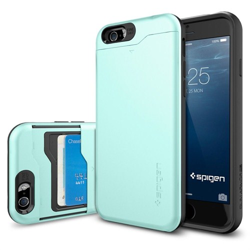 Spigen Sgp iPhone 6 Kılıf (4.7") Slim Armor CS Mint - SGP10966