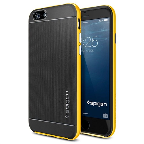 Spigen Sgp iPhone 6 Kılıf (4.7")  Neo Hybrid Series Reventon Yellow - SGP11034