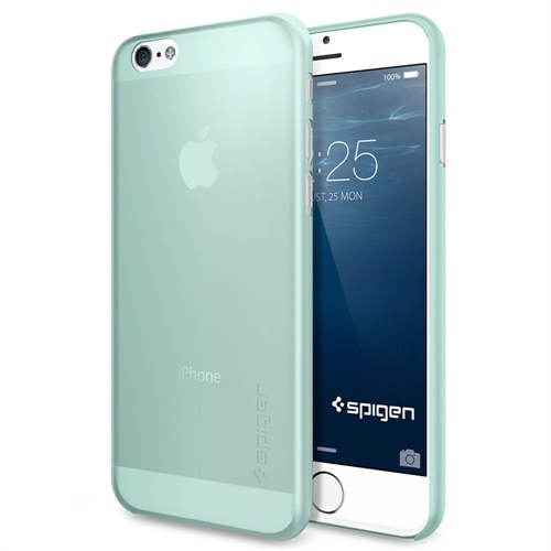 Spigen SGP iPhone 6 Kılıf  (4.7") Air Skin (0,3 mm)  Mint - SGP11080