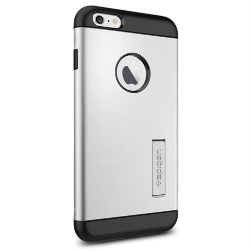 Spigen Sgp iPhone 6 Plus Kılıf  (4.7") (5.5") Slim Armor Series Satin Silver - SGP10904