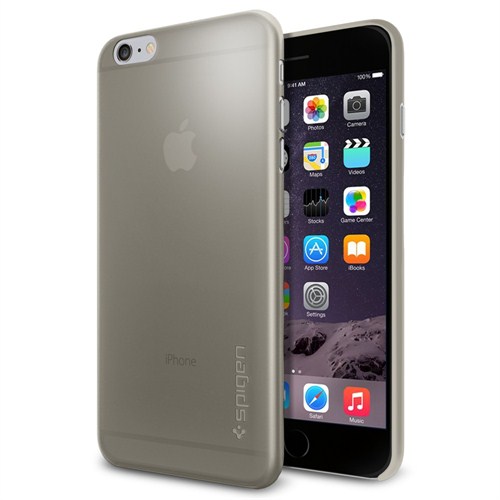 Spigen SGP iPhone 6 Plus Kılıf (5.5") Air Skin (0.3mm) Gray - SGP11158