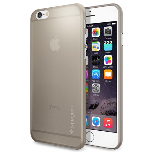 Spigen SGP iPhone 6 Kılıf  (4.7") Air Skin (0,3 mm) Champagne Gold - SGP11082