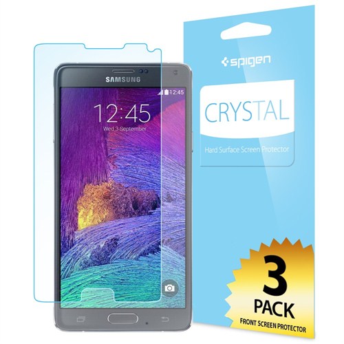 Spigen SGP Galaxy Note 4 Screen Protector Crystal Ekran Koruyucu