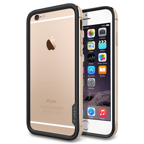 Spigen SGP iPhone 6 (4.7") Case Neo Hybrid EX Metal Series Champagne Gold - SGP11187