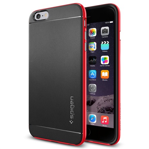 Spigen SGP iPhone 6 Plus Kılıf (5.5") Neo Hybrid Series Dante Red - SGP11065