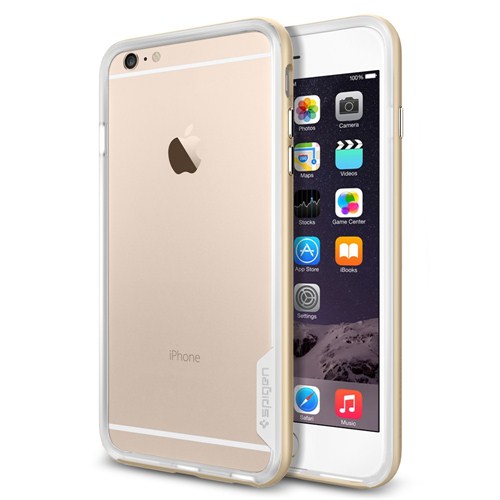 Spigen SGP iPhone 6 Plus Kılıf (5.5") Neo Hybrid EX Series Champagne Gold - SGP11061