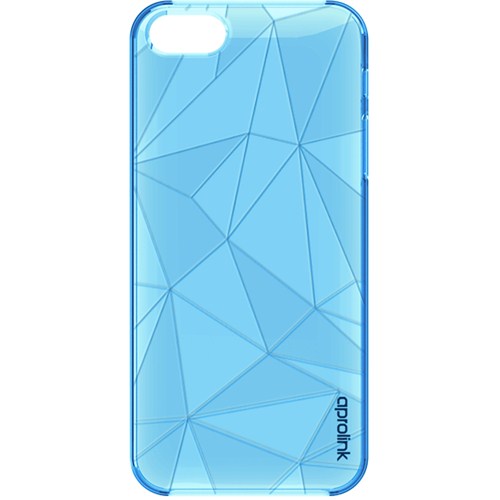 Aprolink iPhone 6 Origami Kristal Desenli Ultra İnce Kılıf Mavi - I6PP21BL