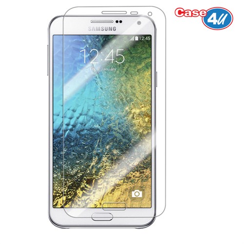 Case 4U Samsung Galaxy E7 Ultra Şeffaf Ekran Koruyucu