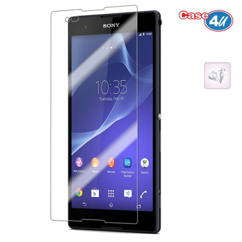 Case 4U Sony Xperia T2 Ultra Dual Ultra Şeffaf Ekran Koruyucu