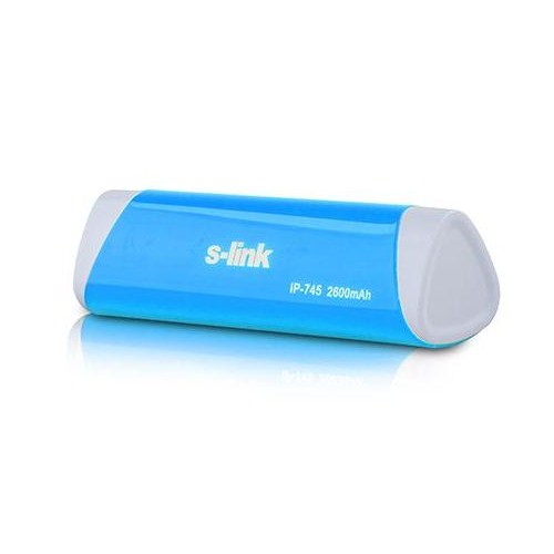 S-link IP-745 2600 mAh (Samsung Bataryalı) Mavi Taşınabilir Şarj Cihazı