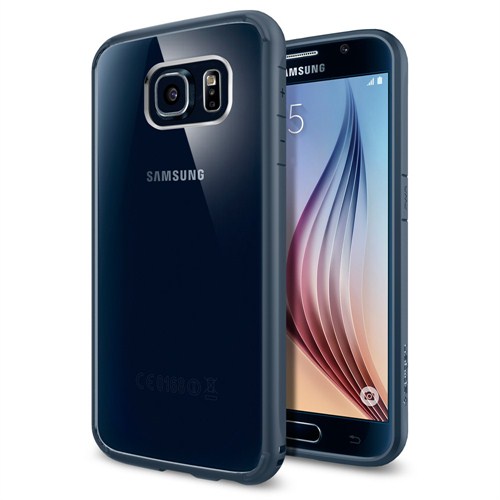 Spigen Samsung Galaxy S6 Kılıf Ultra Hybrid - Metal Slate - SGP11313