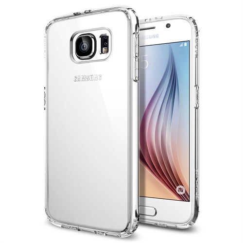 Spigen Samsung Galaxy S6 Kılıf Ultra Hybrid - Crystal Clear - SGP11317