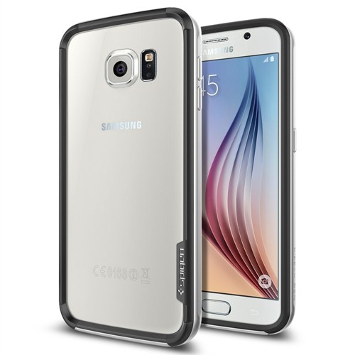 Spigen Samsung Galaxy S6 Kılıf Neo Hybrid EX - Satin Silver - SGP11442