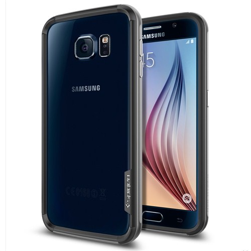 Spigen Samsung Galaxy S6 Kılıf Neo Hybrid EX - Gun Metal - SGP11441