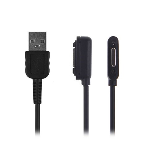 Dark Sony Xperia Serisi Manyetik Hızlı Şarj Kablosu (Xperia Z1, Z2, Z3 / Compact Z1, Z2, Z3, Z Ultra