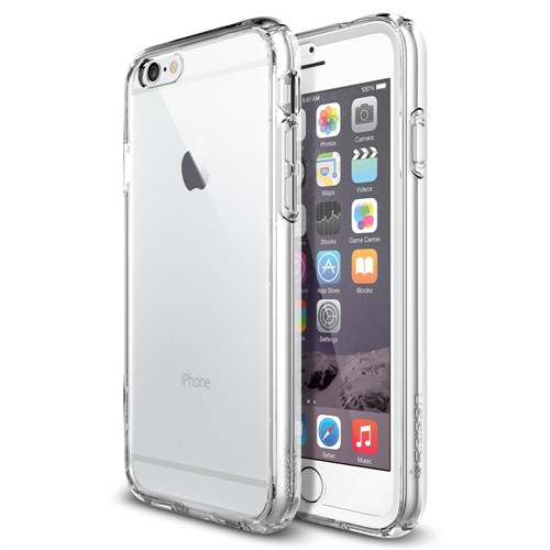 Spigen Sgp Apple iPhone 6 Kılıf Ultrahybrid FX (Ekran koruma eklentisiyle 360 derece koruma) Crystal Clear - SGP11362