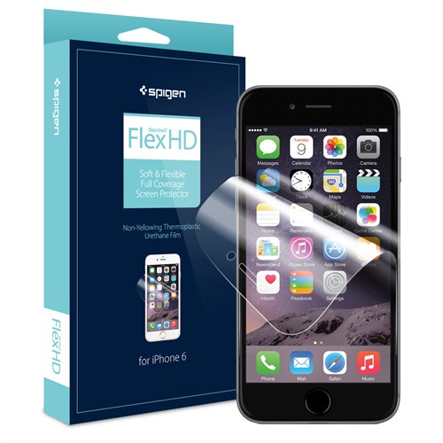 Spigen Sgp Apple iPhone 6 Steinheil Flex HD Cizilmeye Dayanıklı Ekran Koruyucu 2 adet - SGP11088