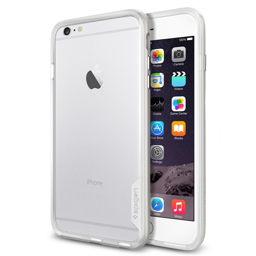 Spigen Sgp Apple iPhone 6 Plus Kılıf Neo Hybrid EX Satin Silver - SGP11059