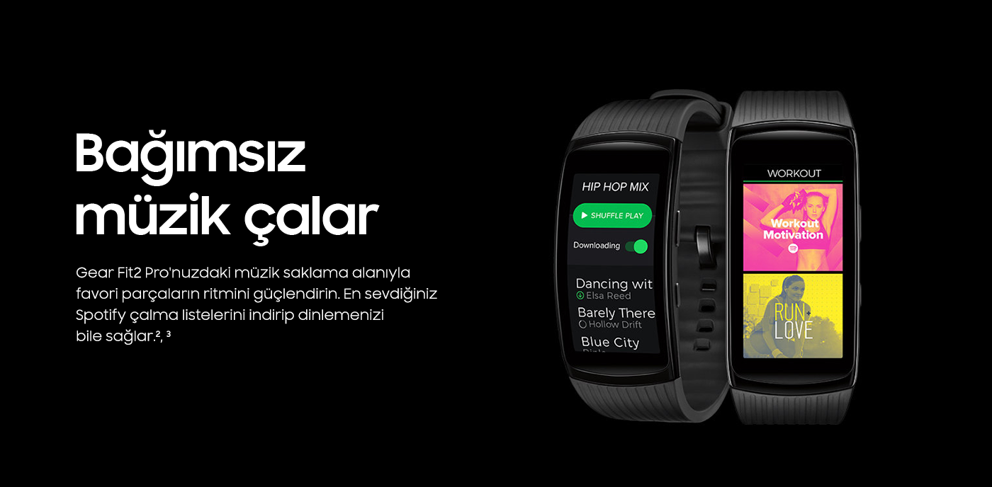 samsung gear fit 2 spotify