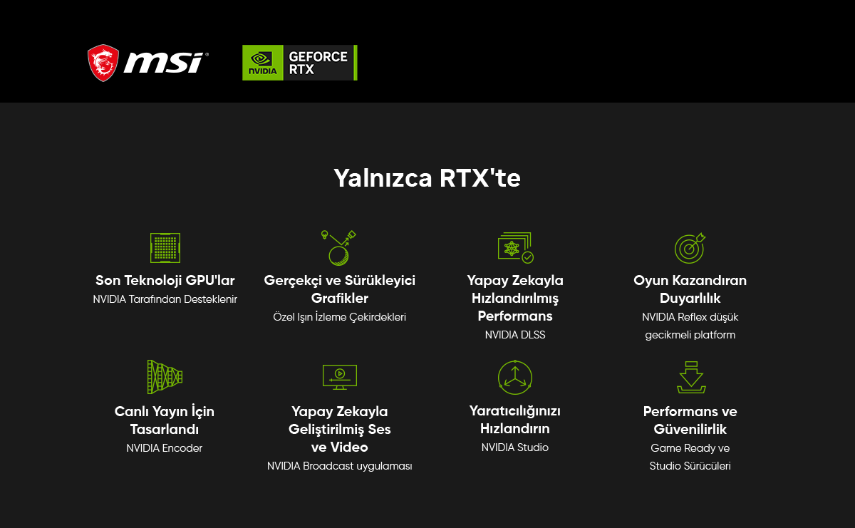 Üstün performans hediye edin - Nvidia