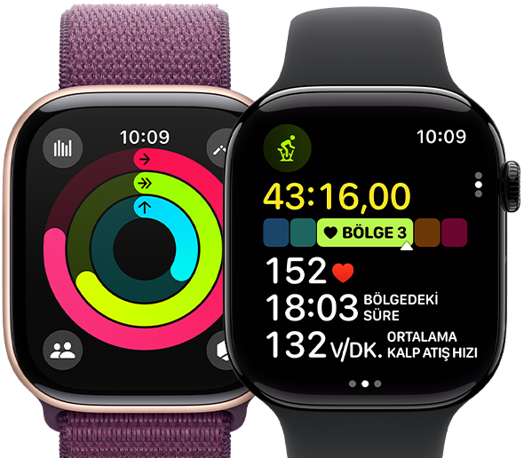 Apple Watch Series 10’da Yaşam Bulguları uygulamasında gece boyu kaydedilen yaşam bulgularındaki bir aykırı değer gösteriliyor