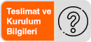 Teslimat ve kurulum bilgileri