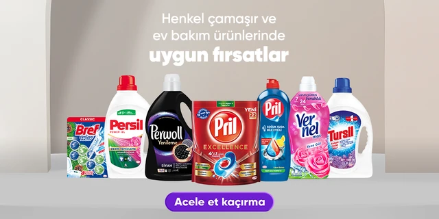 Çamaşır ve ev bakım ürünlerinde  uygun fırsatlar