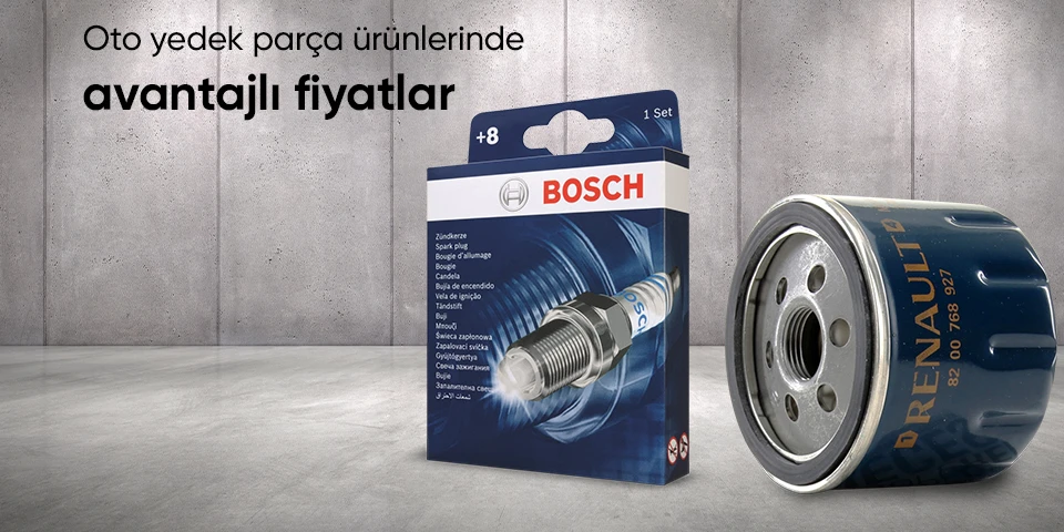 Oto yedek parça ürünlerinde avantajlı fiyatlar